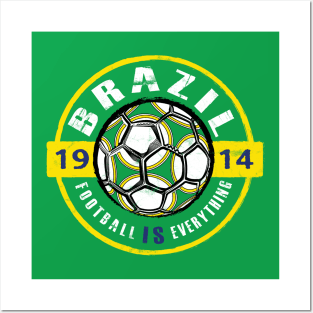 Football Is Everything - Brazil Vintage Posters and Art